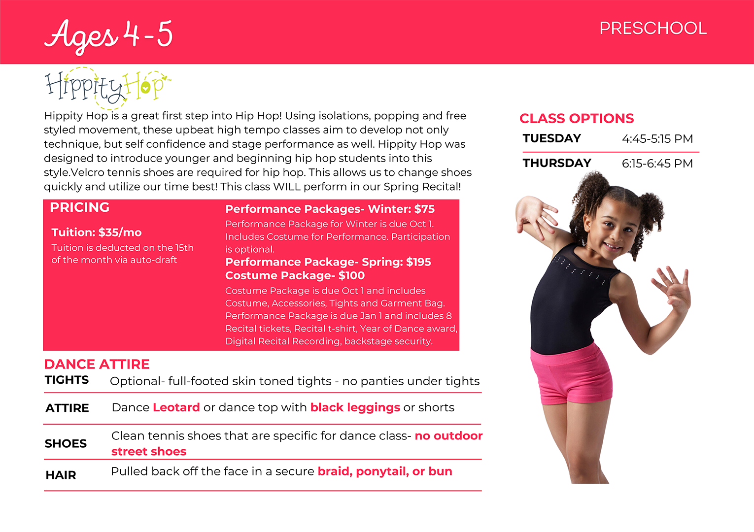 Hippity Hop Dance Class