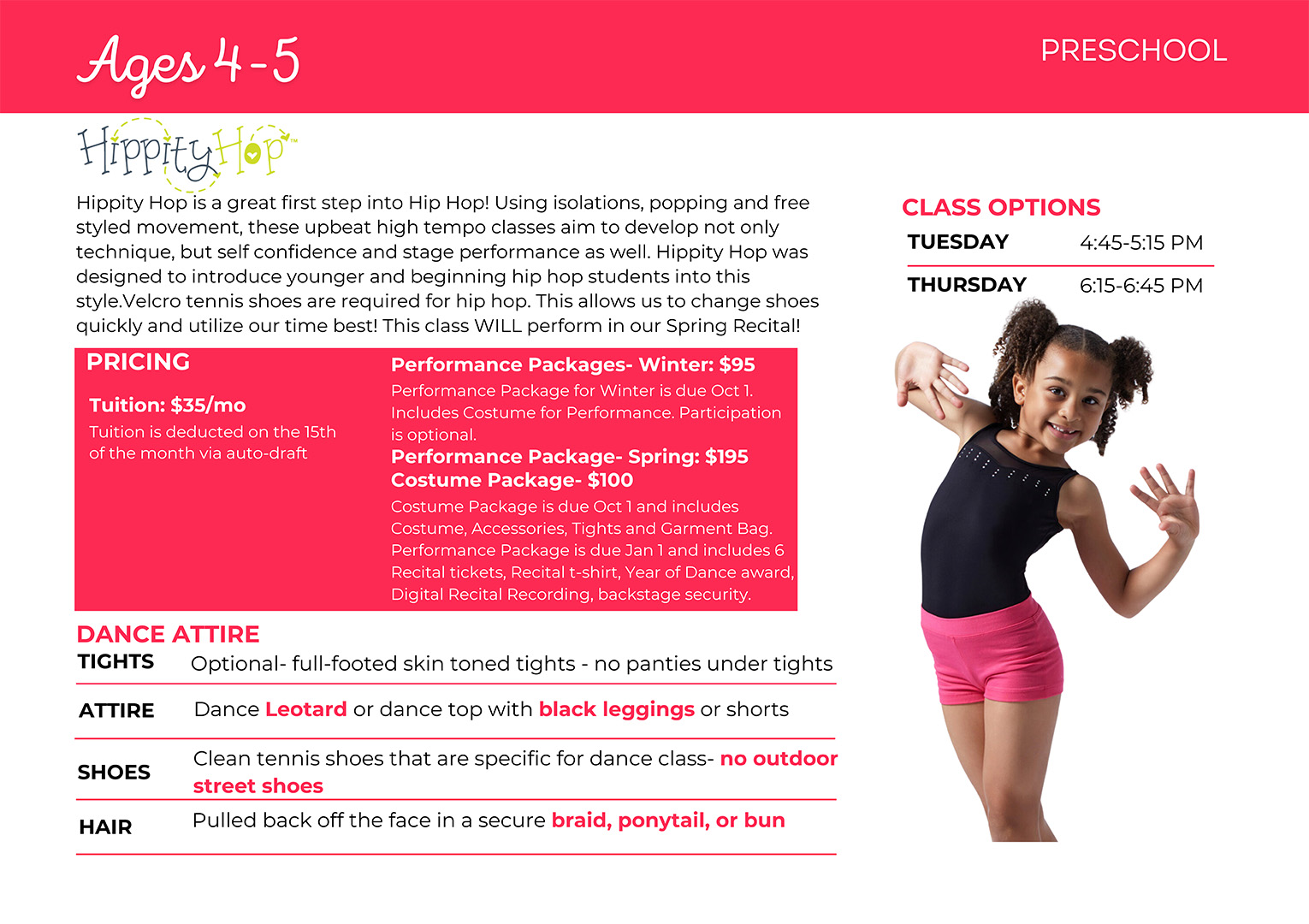 Hippity Hop Dance Class
